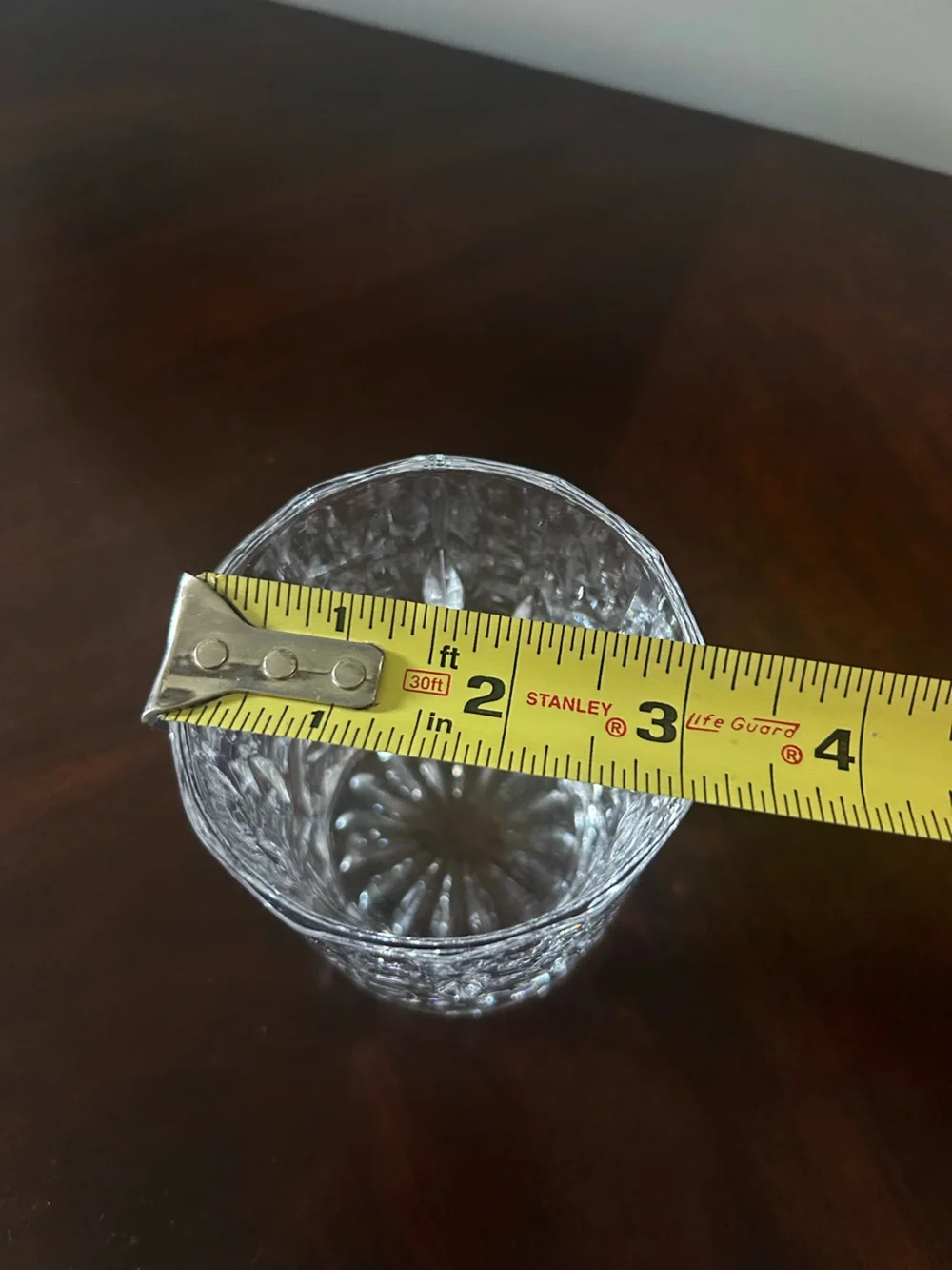 Crystal Whiskey Glass Drinkware - Qty 4